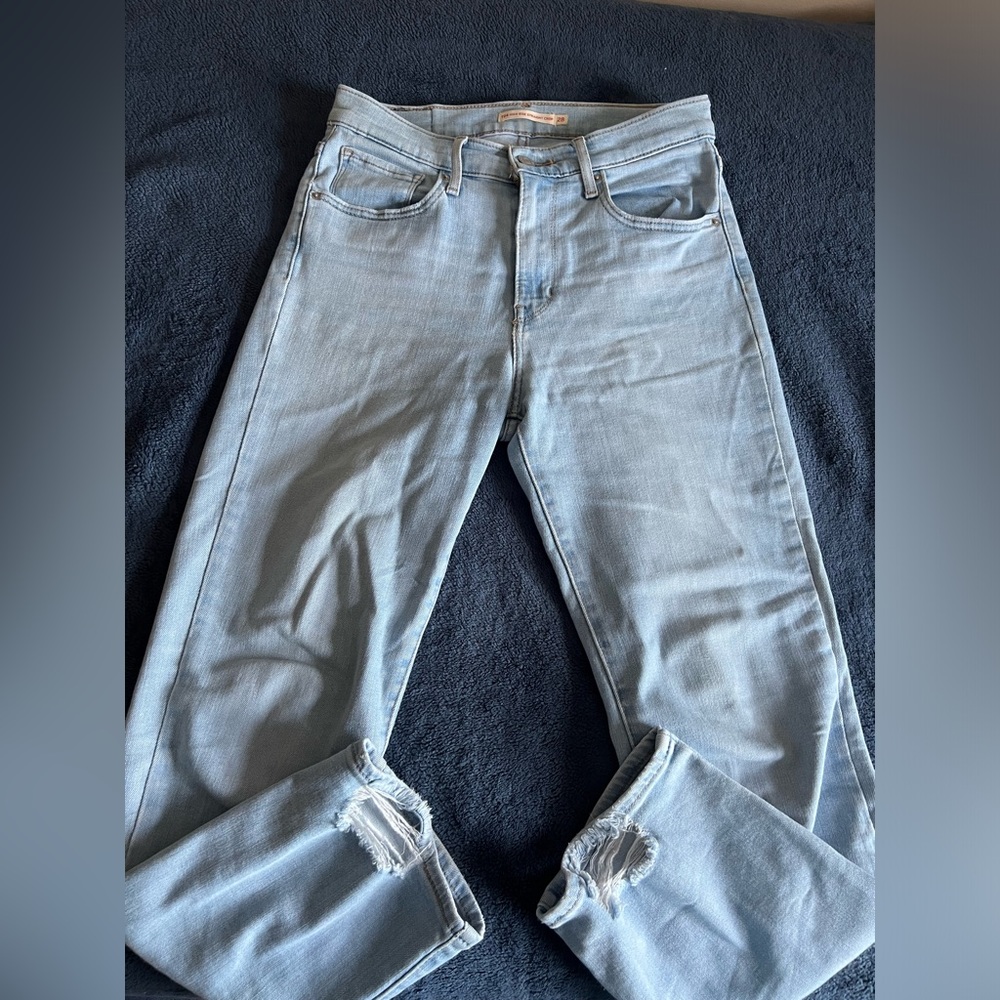 Levi’s 724 High Rise Straight Crop Jeans